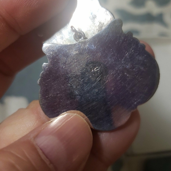 Sterling silver 9.25 engravable pendant - Picture 3 of 3